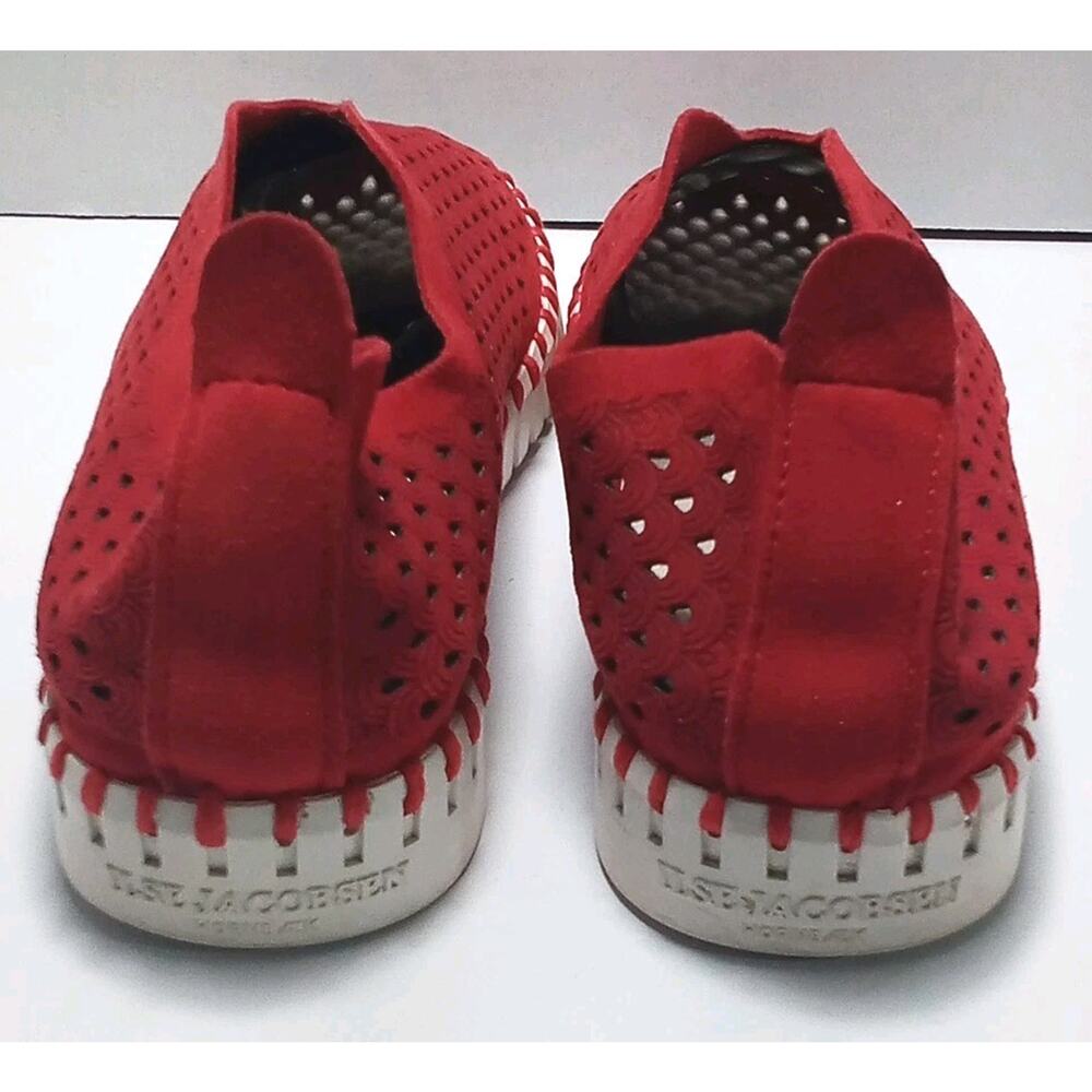 Ilse Jacobsen Tulip Slip On Raspberry Textile Rub… - image 5